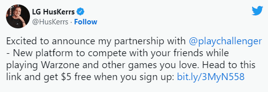HusKerrs Partners with Challenger